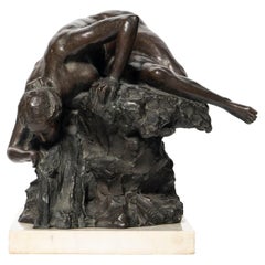 Cast Bronze Sculpture Signed Cammilli, Italy, Early 20th Century