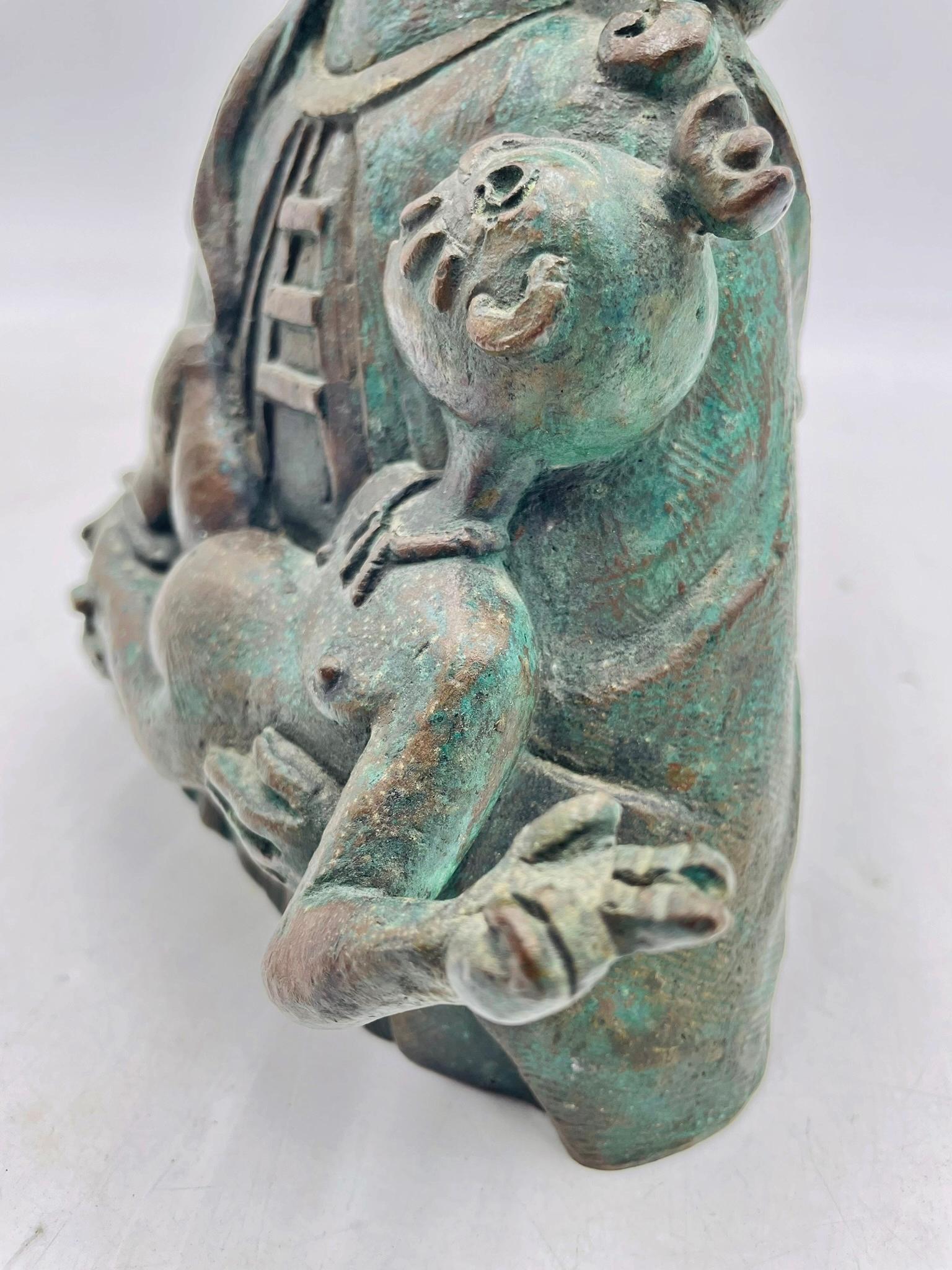 Scultura in bronzo fuso intitolata 