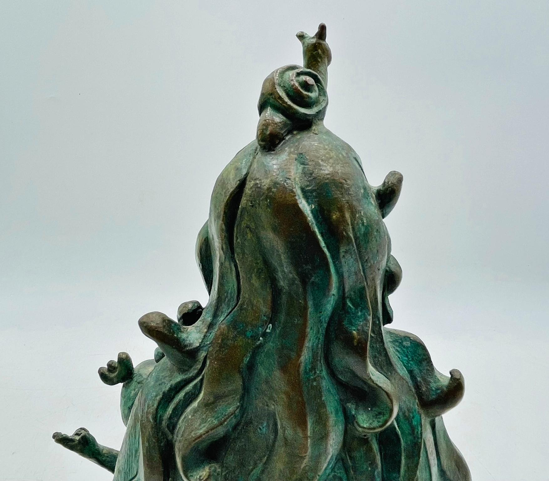 Scultura in bronzo fuso intitolata 