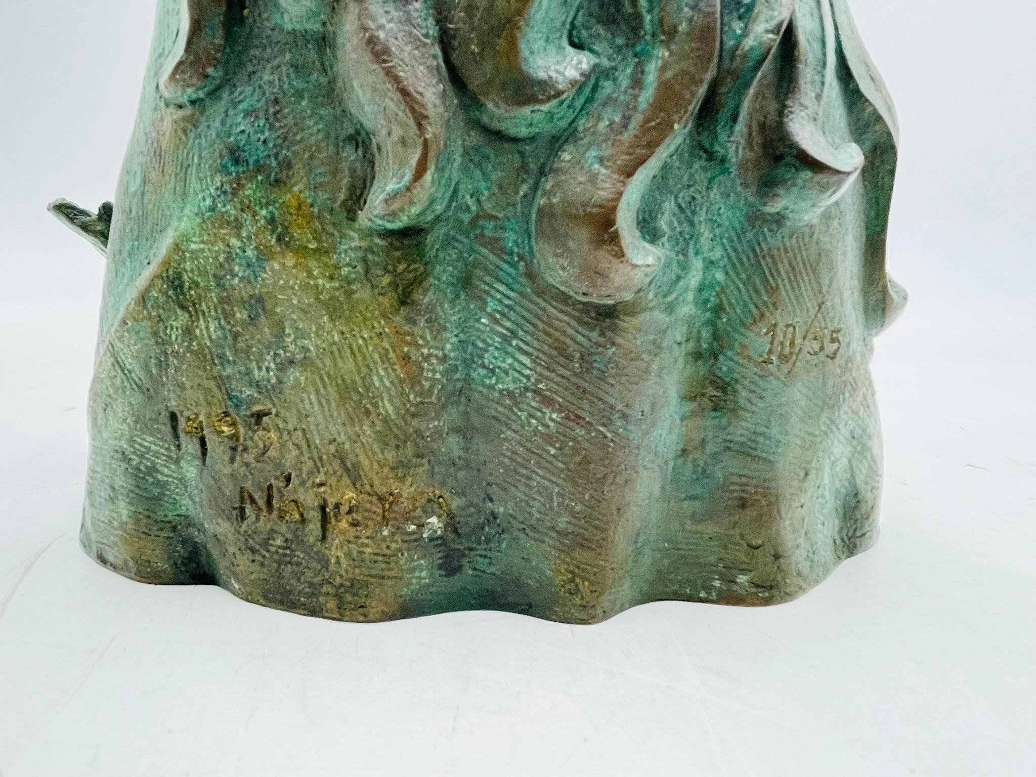 Scultura in bronzo fuso intitolata 