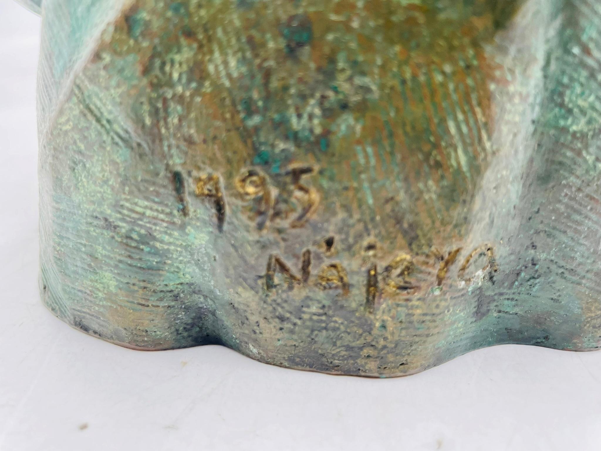 Scultura in bronzo fuso intitolata 