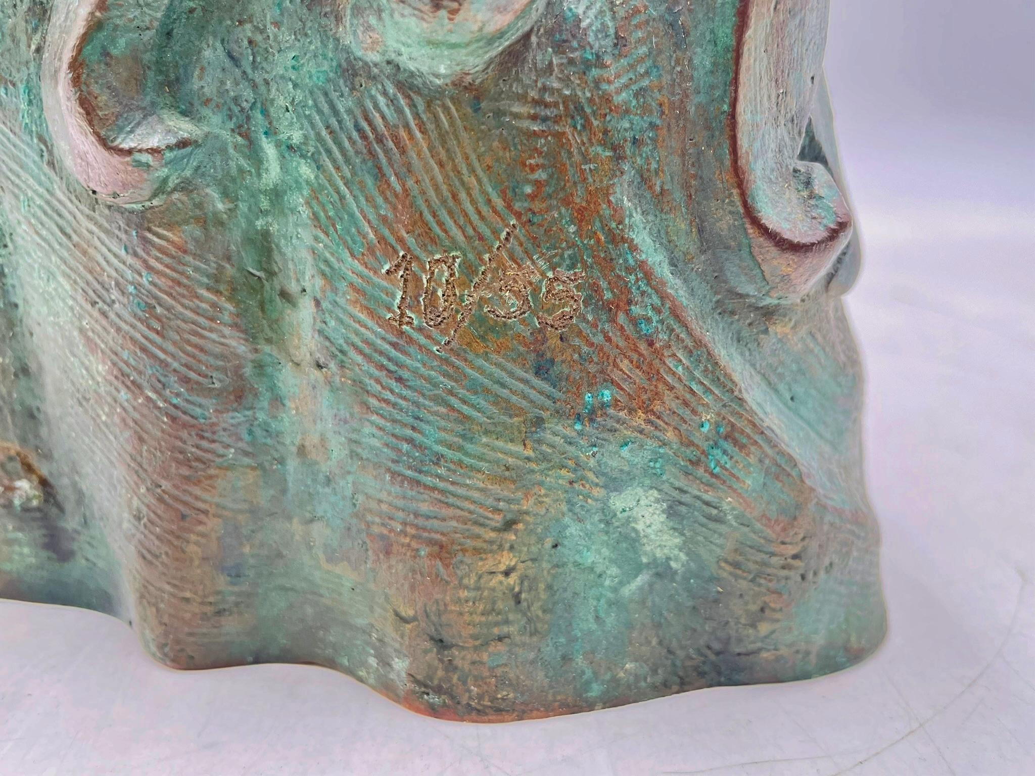 Scultura in bronzo fuso intitolata 