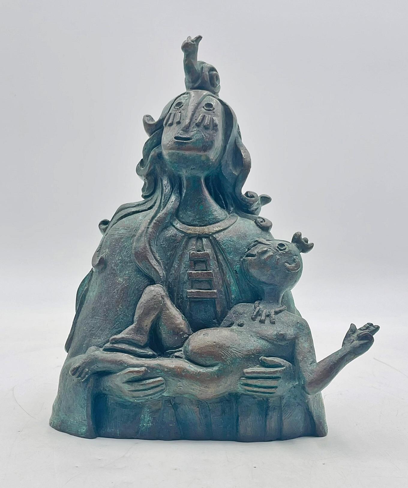 Tribale Scultura in bronzo fuso intitolata 