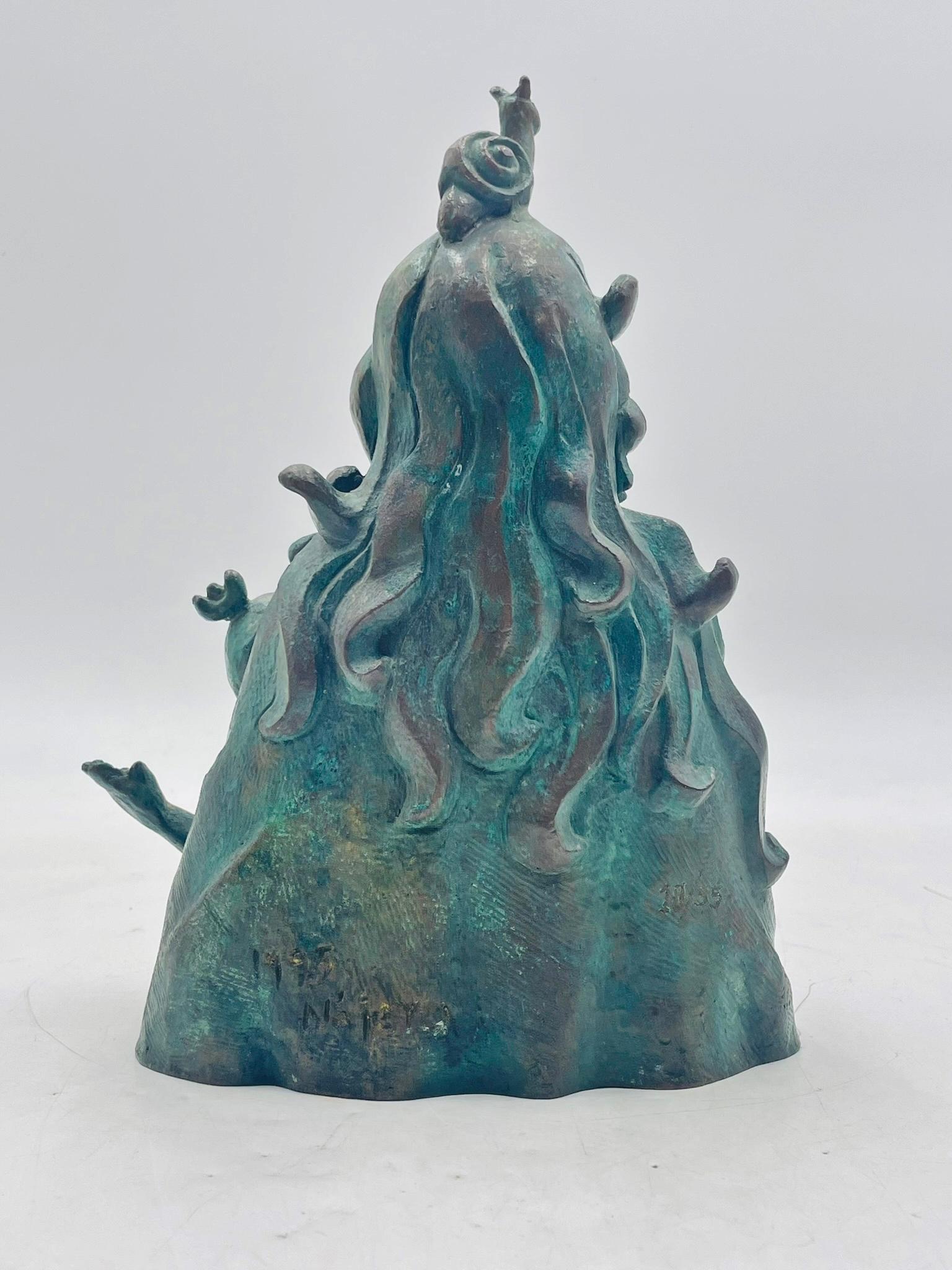 Scultura in bronzo fuso intitolata 