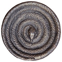 Cast Bronze Snake Dish