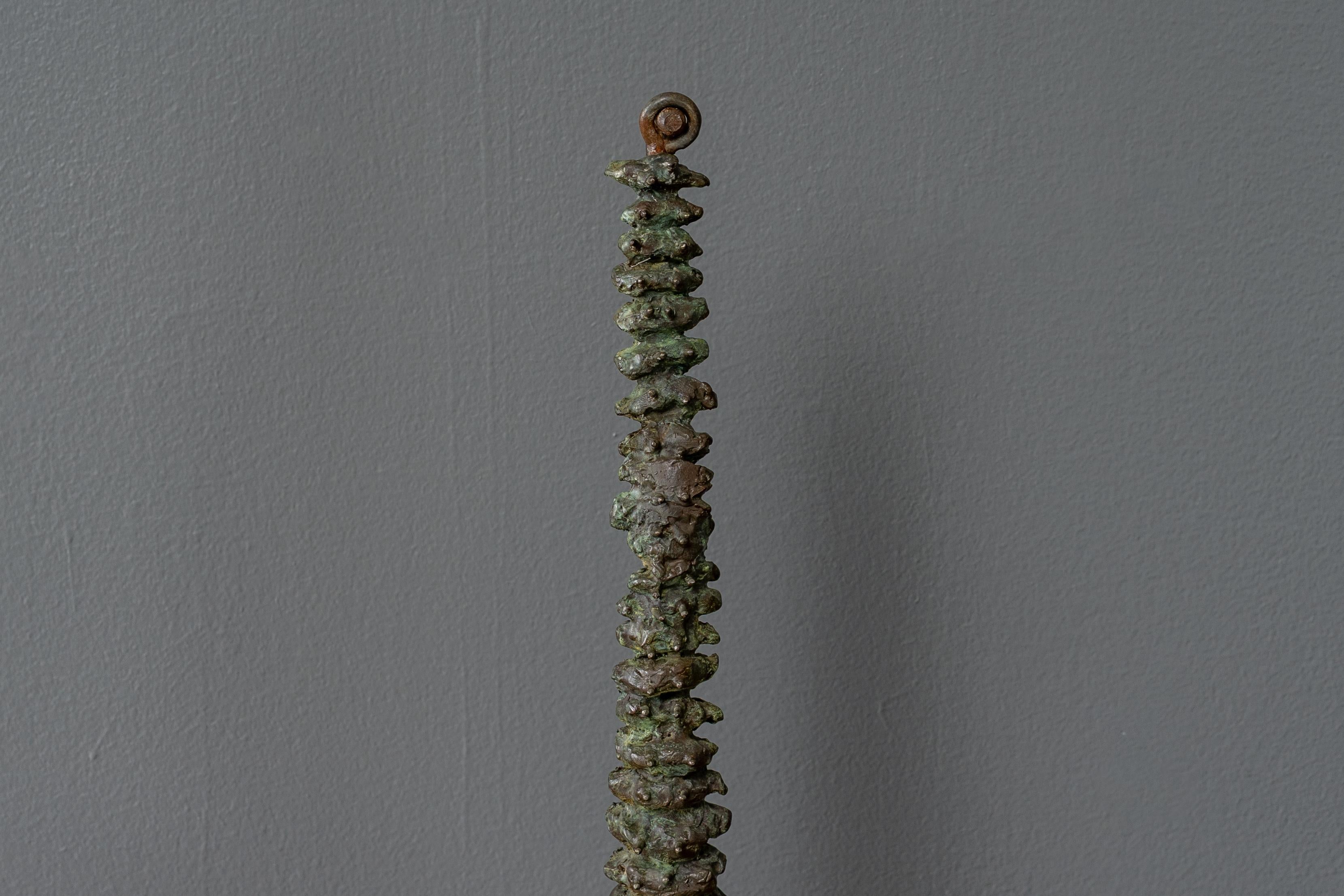 Escultura de bronce fundido para la columna vertebral Estadounidense en venta