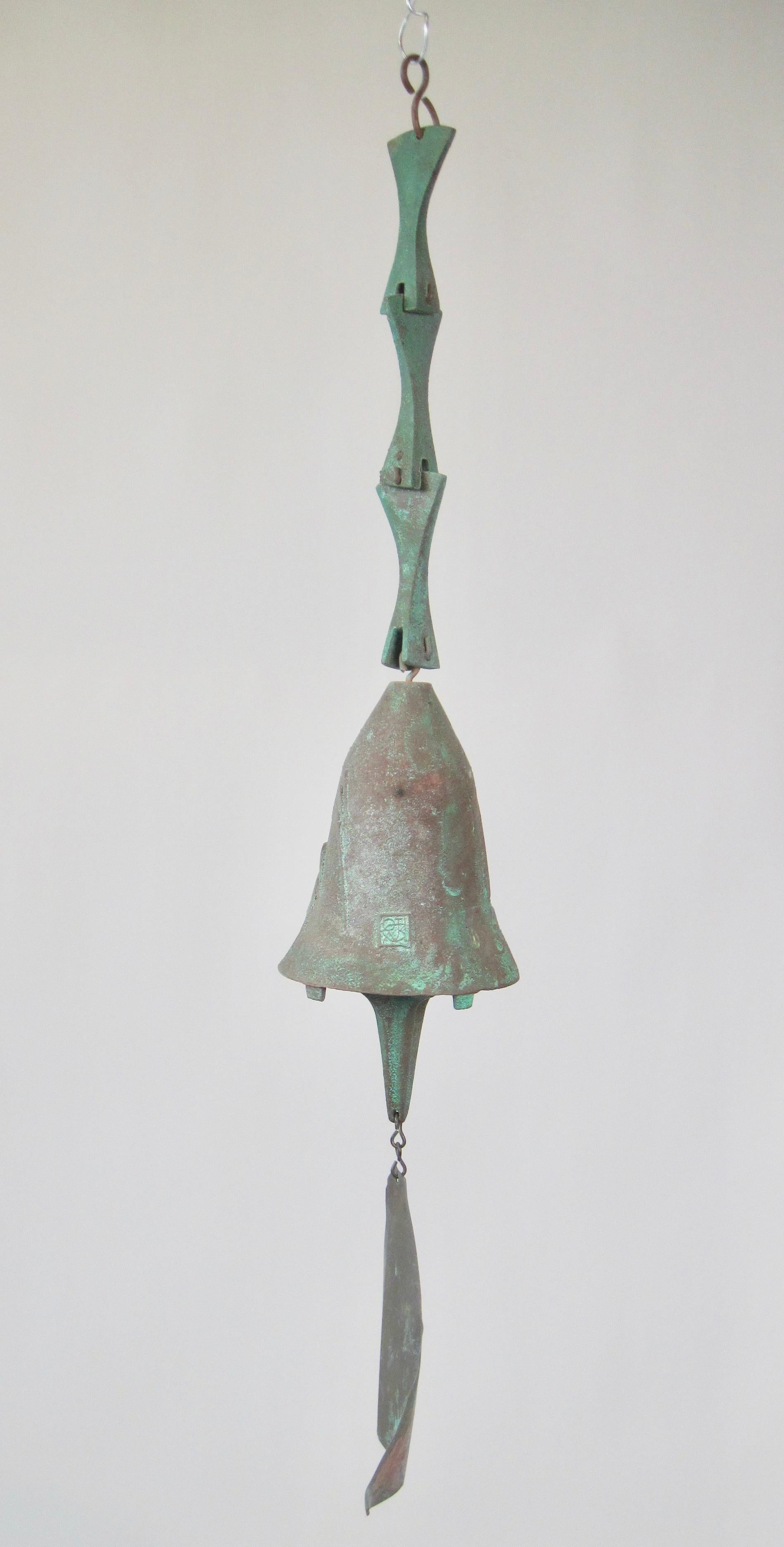 Campana de viento de bronce fundido de Paolo Soleri 2