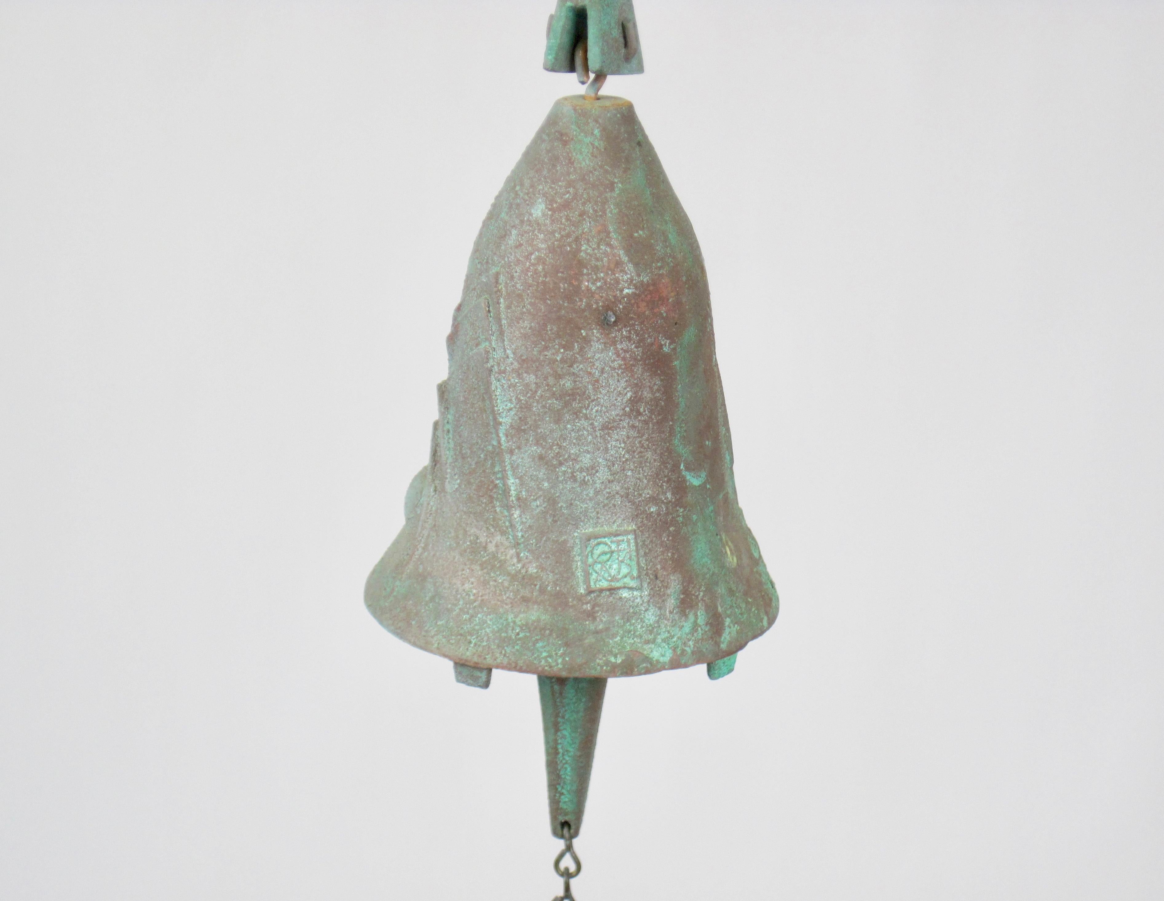 Campana de viento de bronce fundido de Paolo Soleri 3