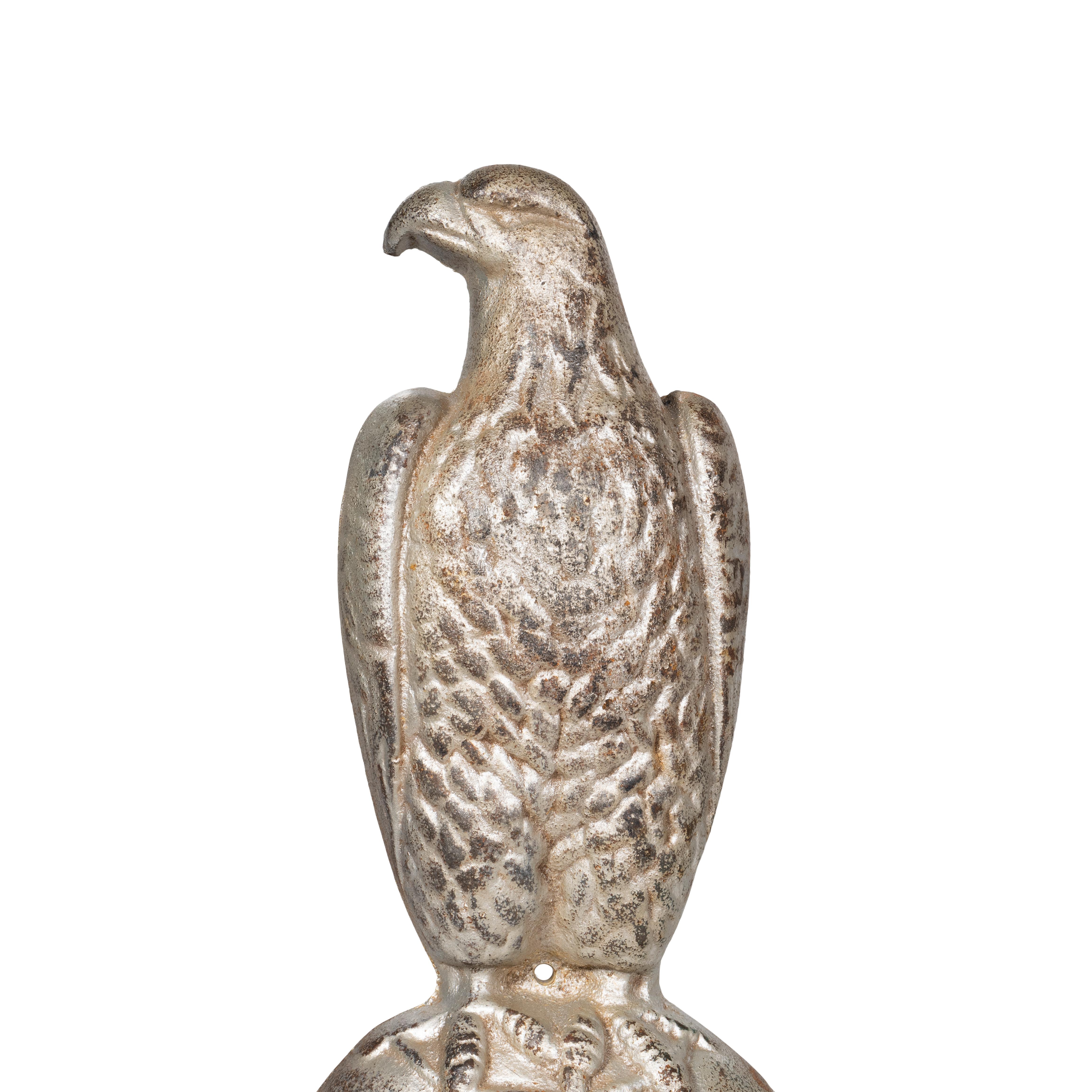 Handelschild mit Adler aus Gusseisen, 1880-1900 (amerikanisch) im Angebot