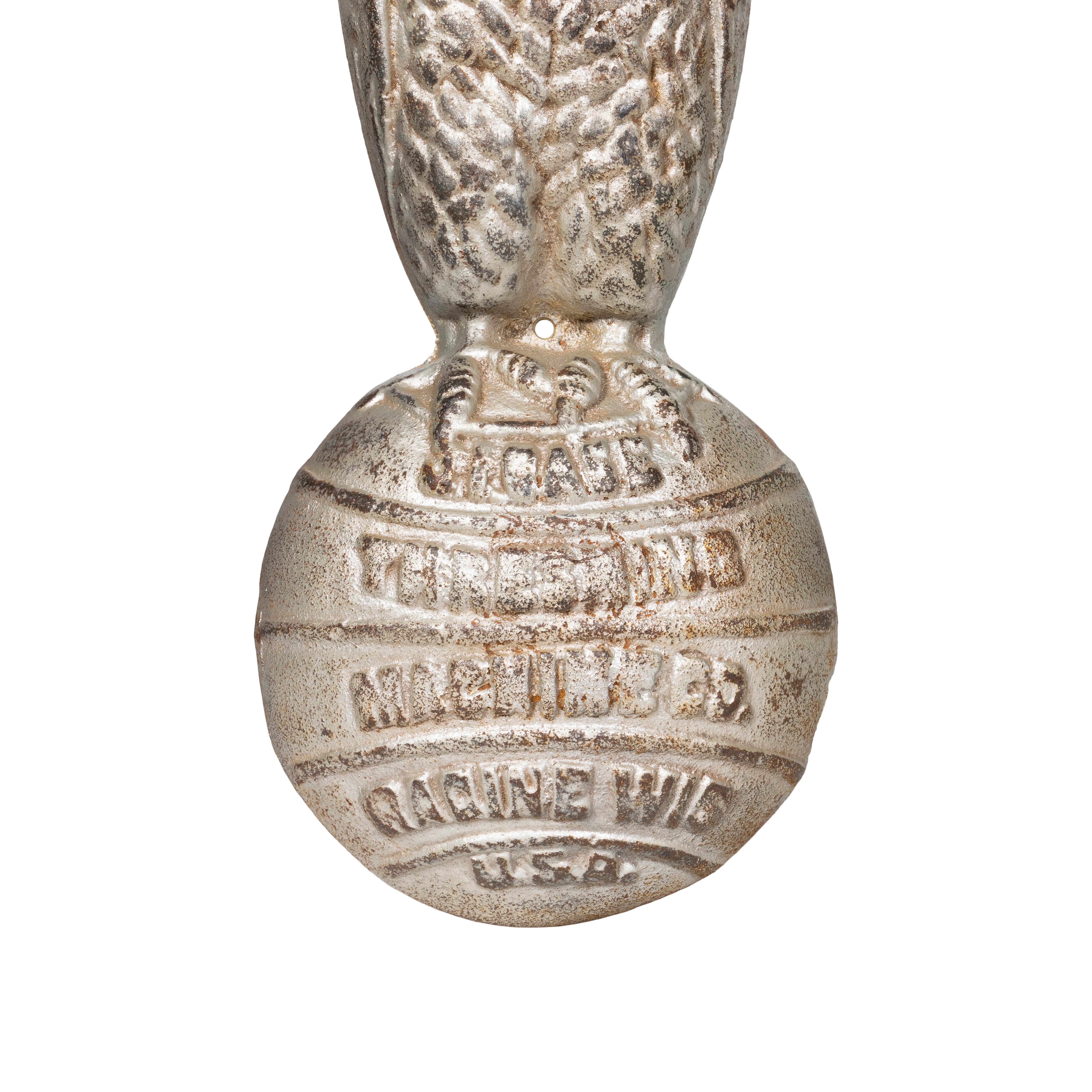 Handelschild mit Adler aus Gusseisen, 1880-1900 im Zustand „Gut“ im Angebot in Coeur d'Alene, ID