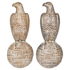 Antique Cast Case Iron Eagle Trade Signs, 1880-1900