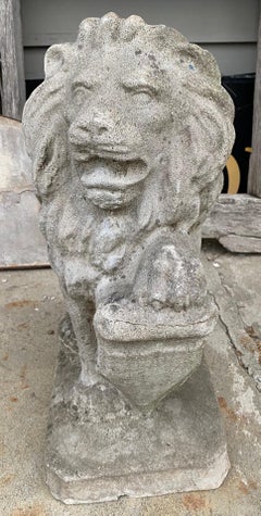 Cast Concrete Lion Statue