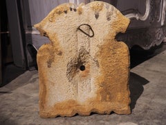 Cast Fountain Mask Element or Spout in Ochre Finish from France