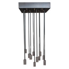 Lampadario da esterno in vetro fuso