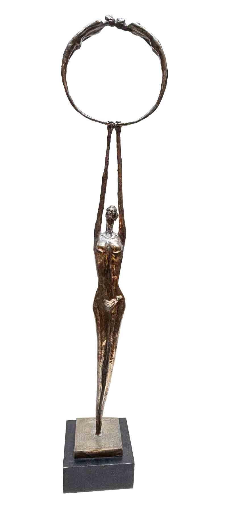Escultura de Bronce Diosa Etérea Fundida en Silicio por Virgil Villers en venta 5