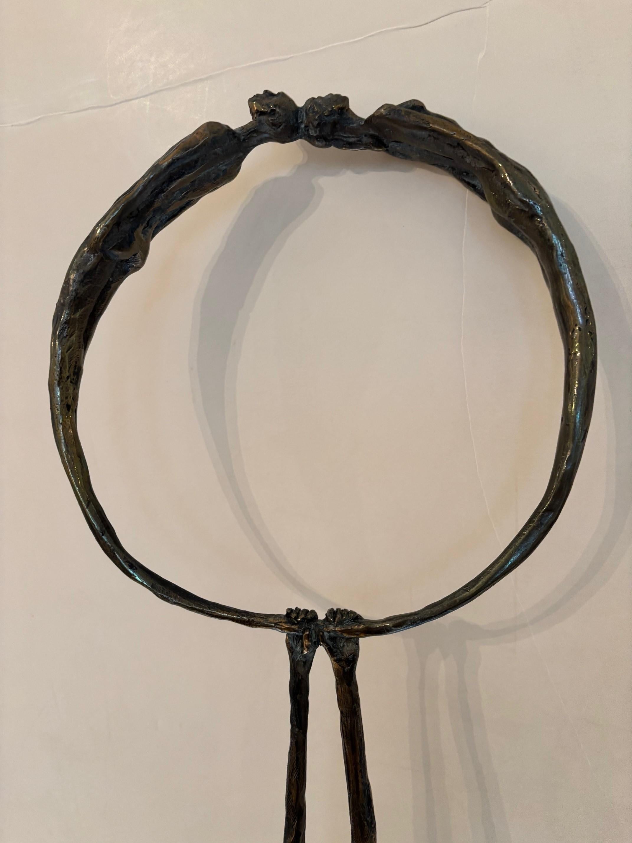 Escultura de Bronce Diosa Etérea Fundida en Silicio por Virgil Villers en venta 6