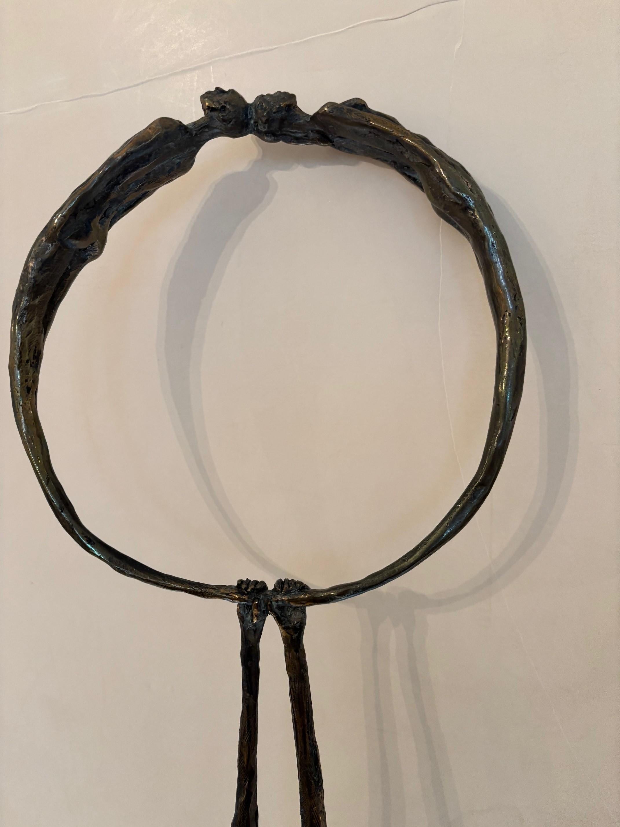 Escultura de Bronce Diosa Etérea Fundida en Silicio por Virgil Villers en venta 1