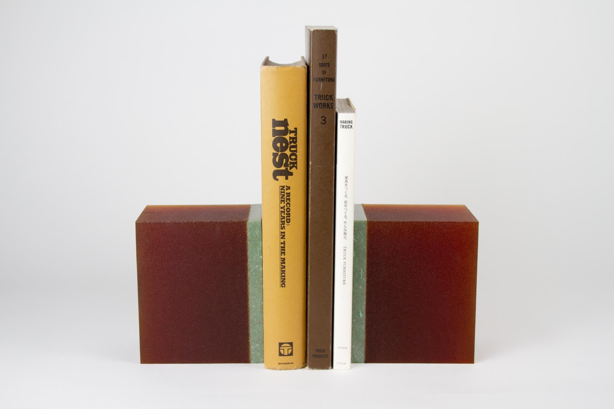 This bookend set was created for 