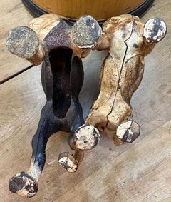 Cast Ion Hubbly Boston Terriers Door Stops -Pair