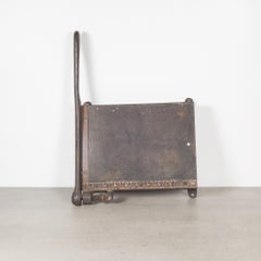 Cast Iron and Brass Guillotine Paper Cutter, c.1930-1950