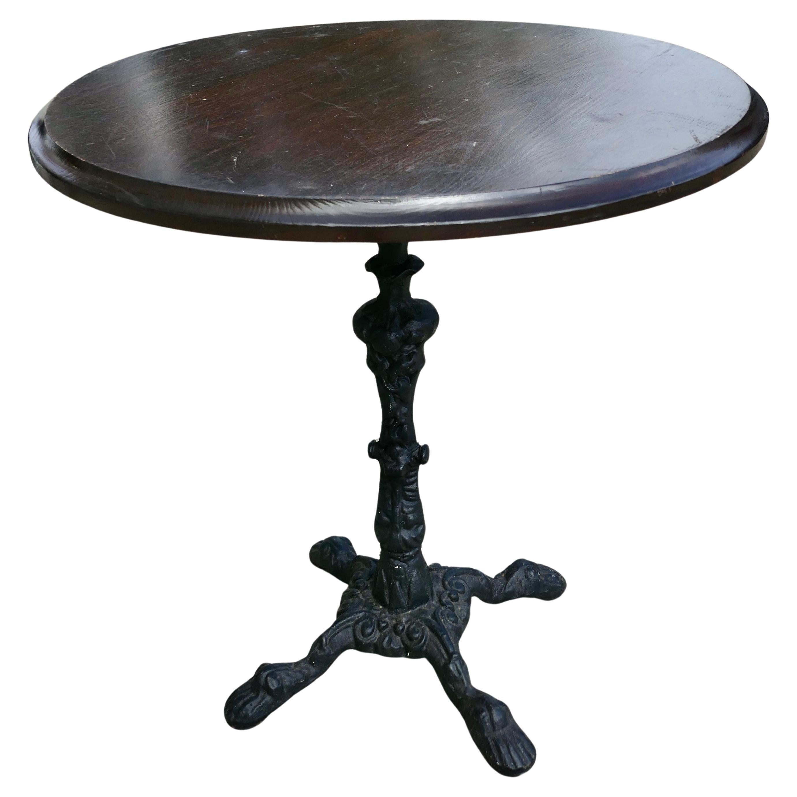 Gusseisen und Eiche Pub Tisch Gartentisch, 1 von 5
