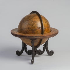 Cast Iron and Paper Franklin Terrestrial Globe