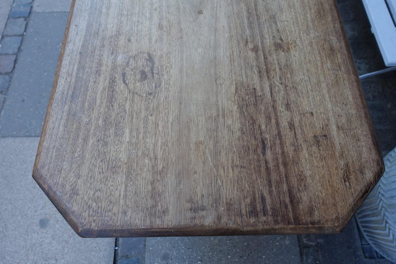 Cast Iron and Wood French Bistro Table 3