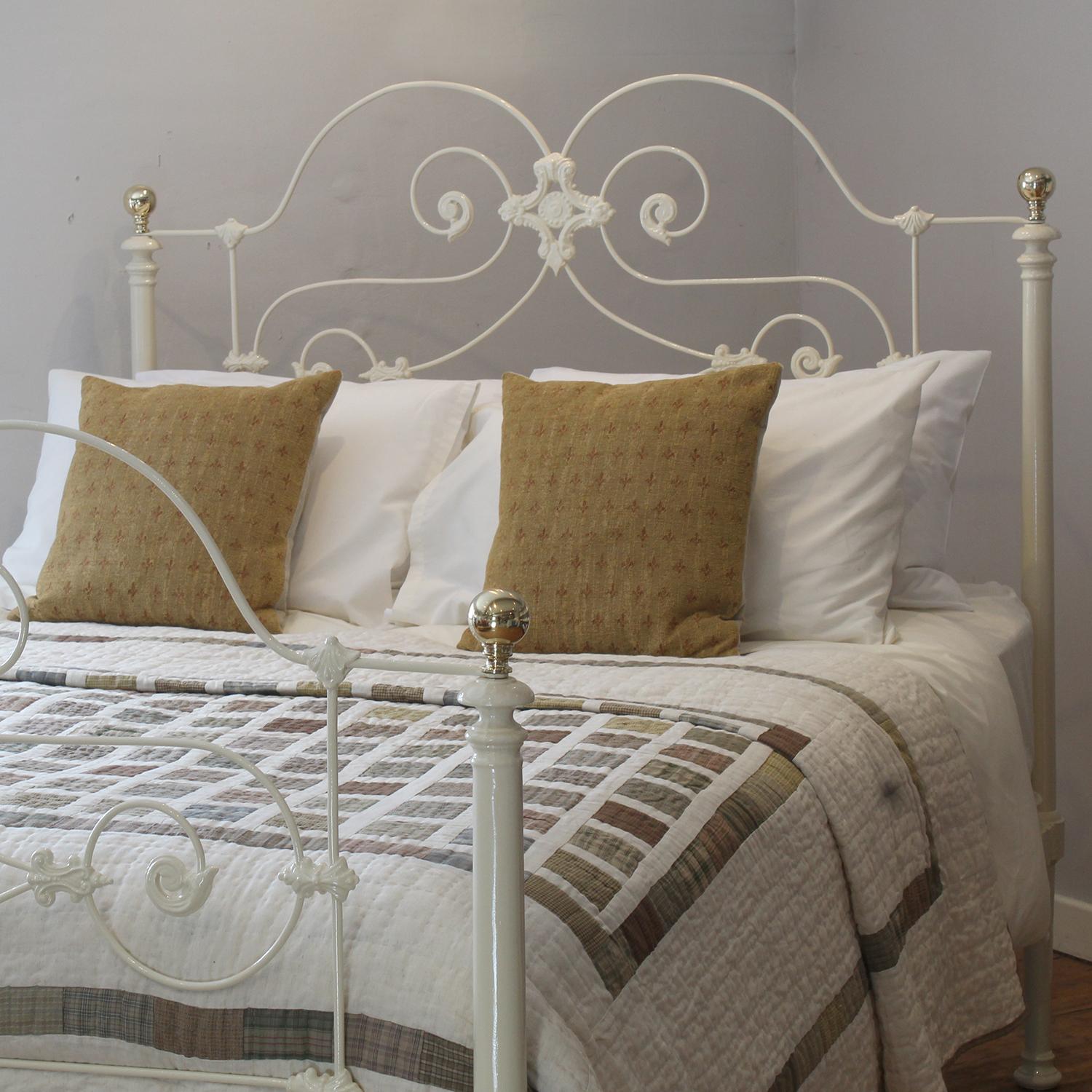 antique cast iron bed frame value