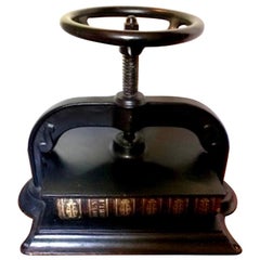Cast Iron Antique Book Press