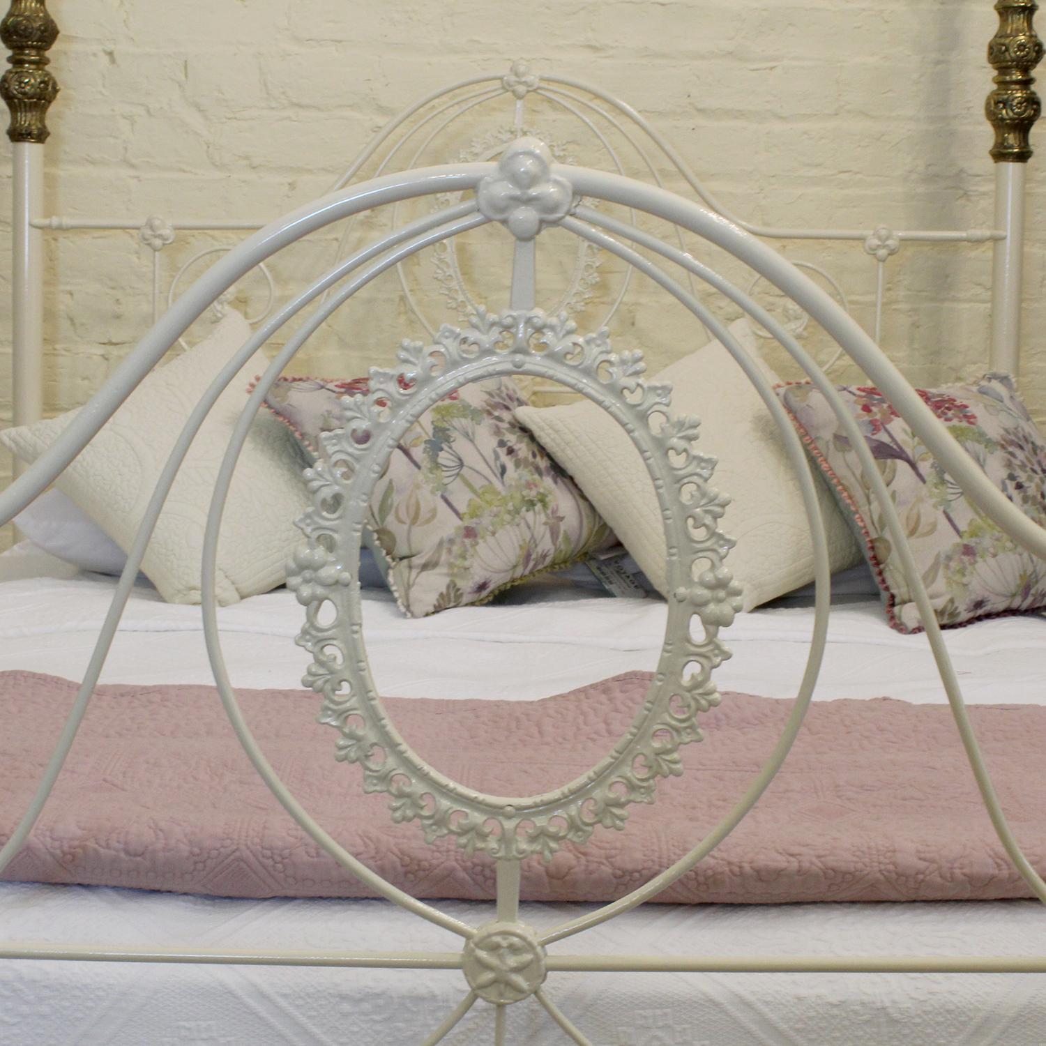Cast Iron Antique Four Poster Bed M4P38 In Good Condition In Wrexham, GB