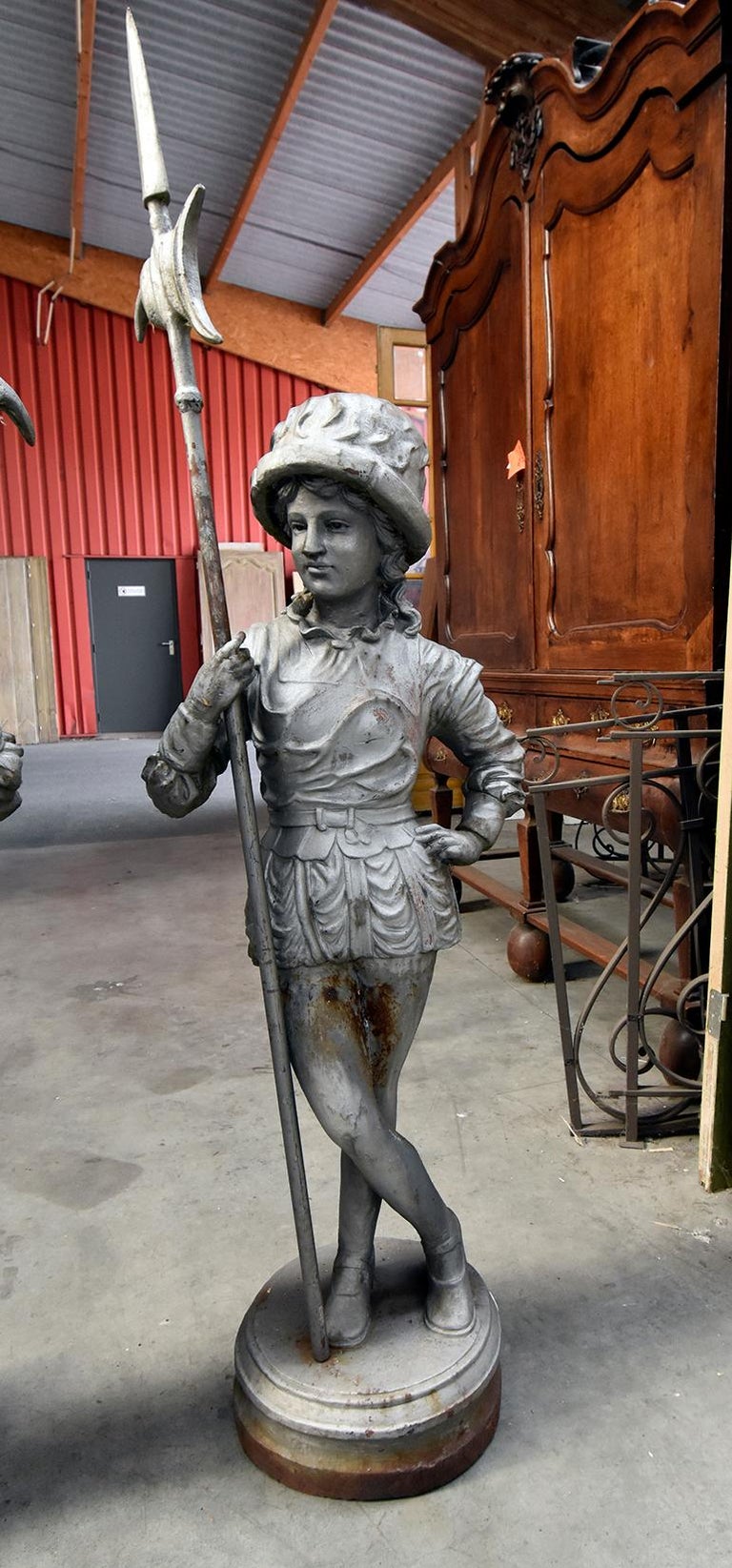 Cast Iron Antique Statues, 19th Century at 1stDibs