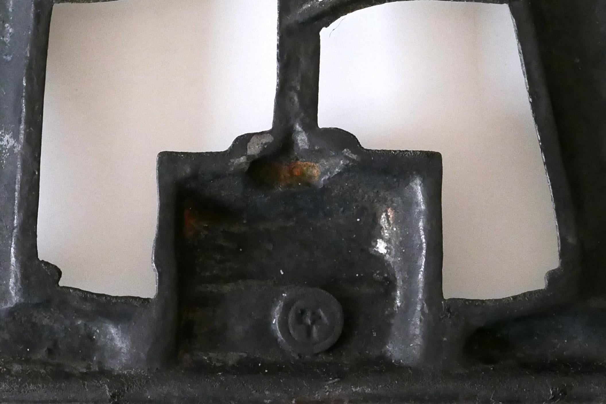 Cast Iron Art Deco Wall Relief „Unsere Arbeit“ by Heinrich Moshage 1929 Germany For Sale 7