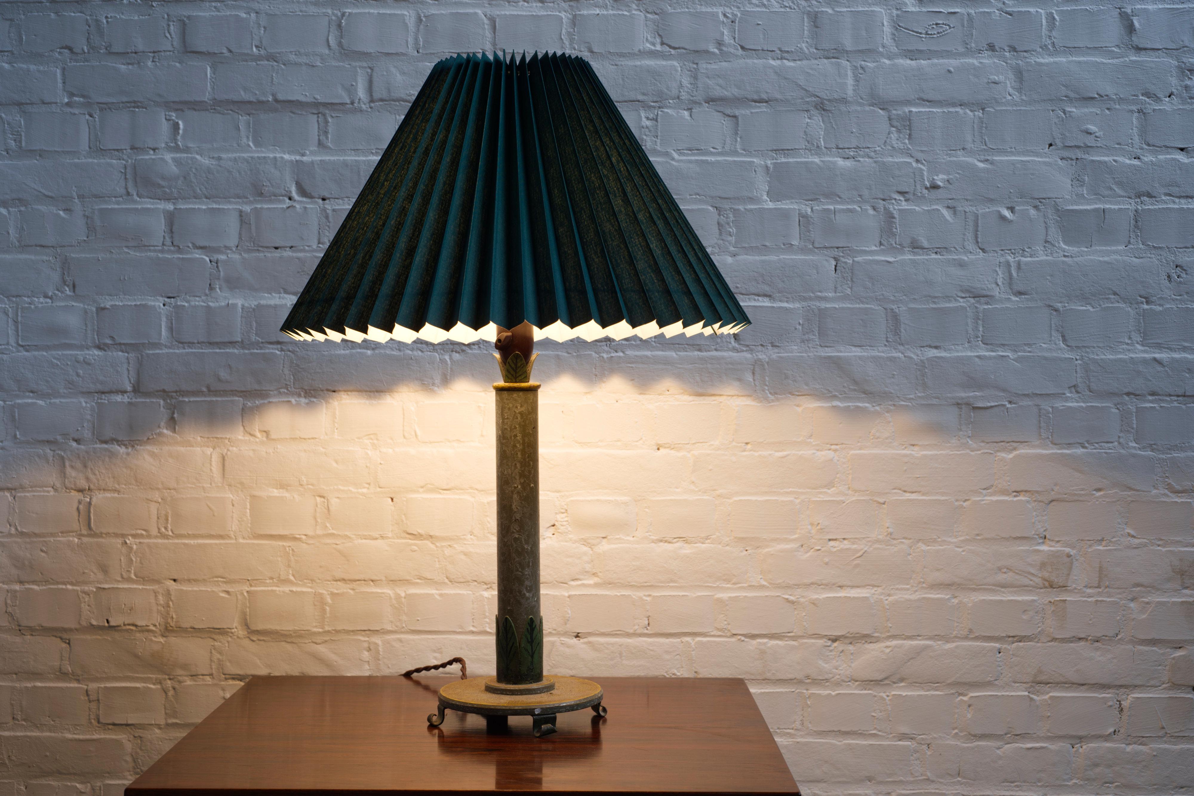 Art nouveau Lampe de table art nouveau danoise des années 1930 en vente