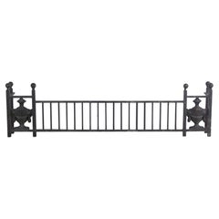 Used Cast Iron Balcony Railing w/ Urn Motif Details from Park Avenue, NYC Circa 1920s