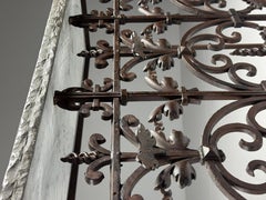 Cast iron balcony side table