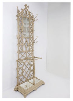 Cast Iron Bamboo Tree Coat Rack, France 1900s