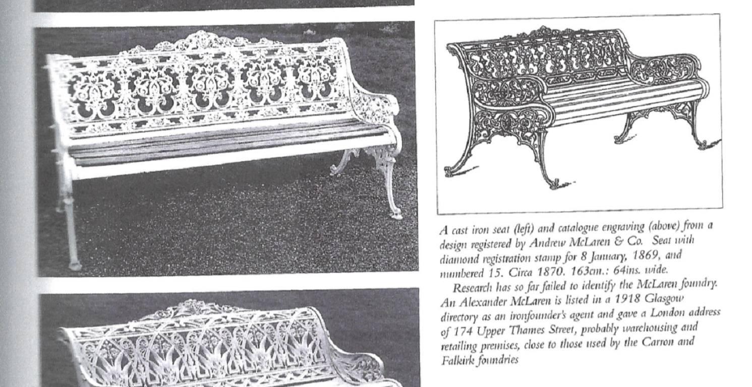  Cast Iron Bench by Andrew McLaren & Co 2