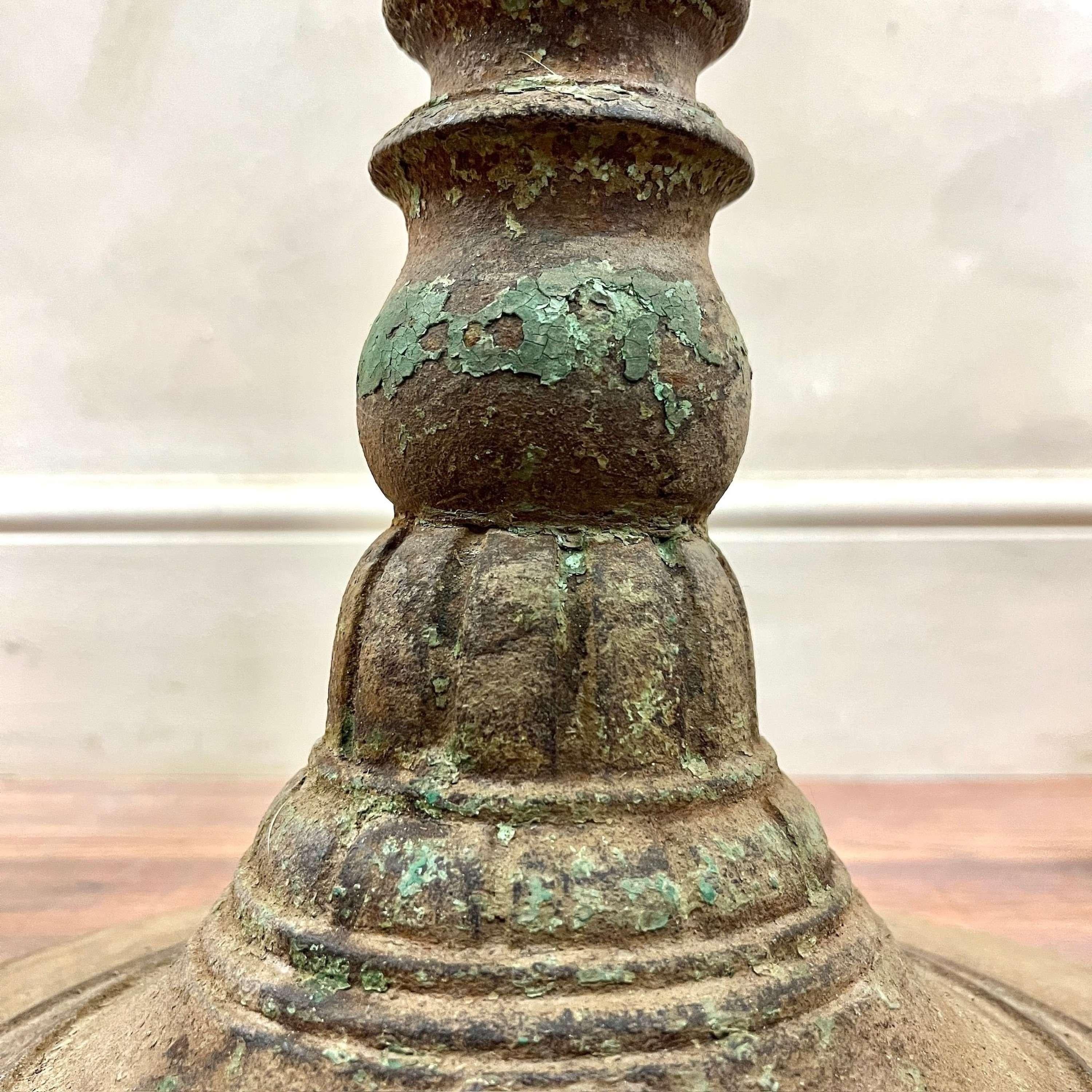 French Cast Iron Bistro Table by Castagne & J.Charlionais-Toulouse BSGDG