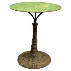 Cast Iron Bistro Table by Castagne & J.Charlionais-Toulouse BSGDG