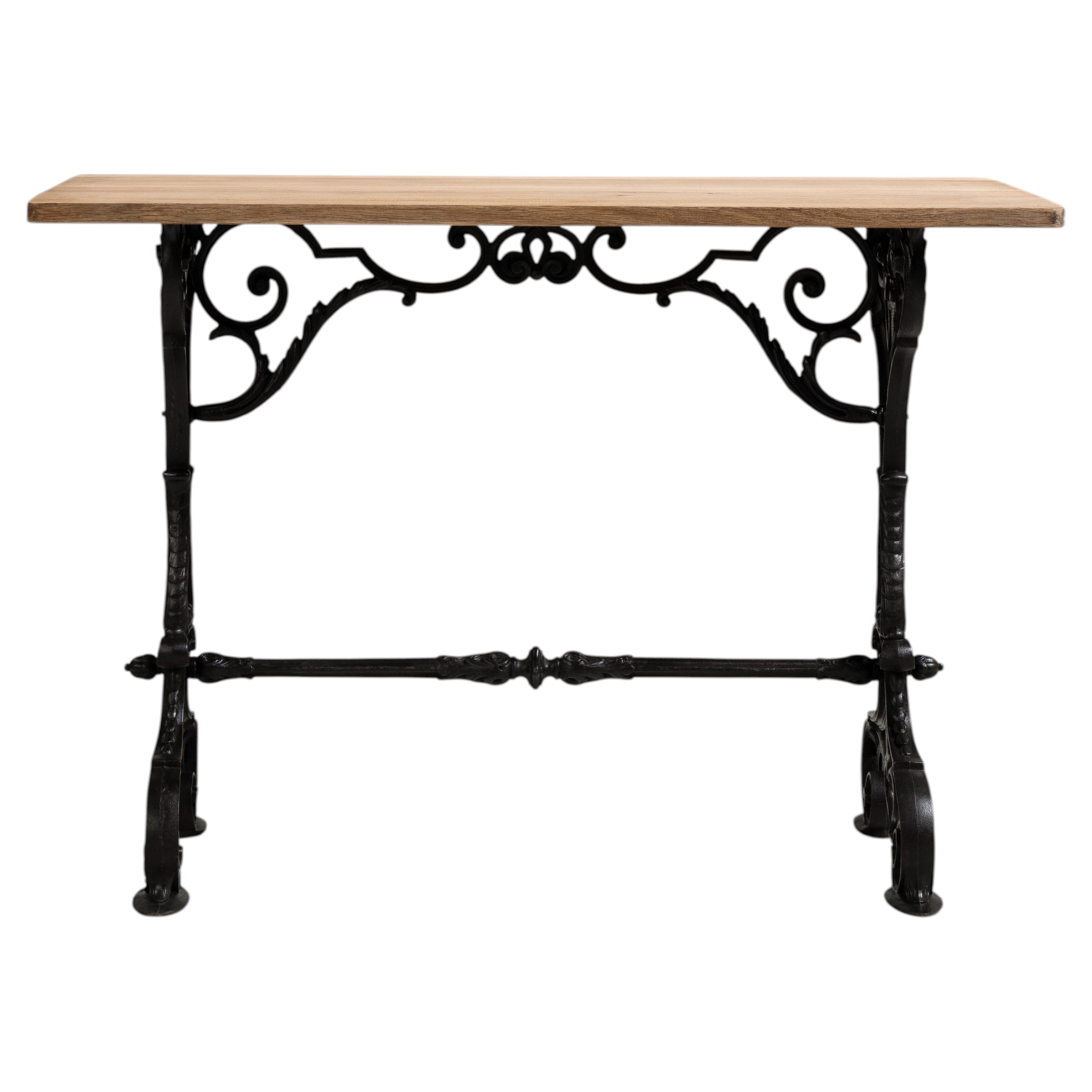 Cast Iron Bistro Table For Sale