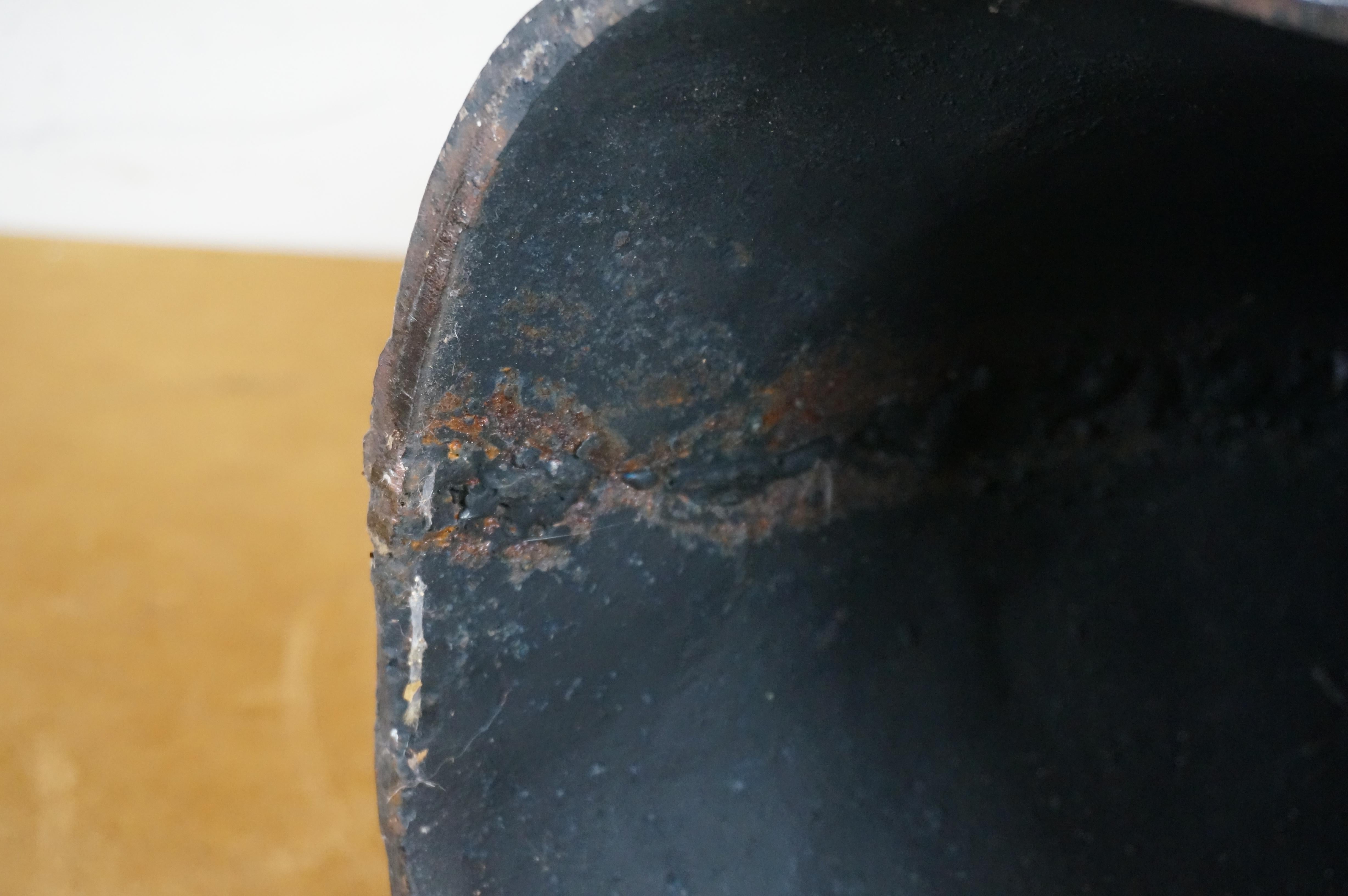 Escultura de hierro fundido con cabeza de caballo negro Estatua de busto 19 pulgadas 6