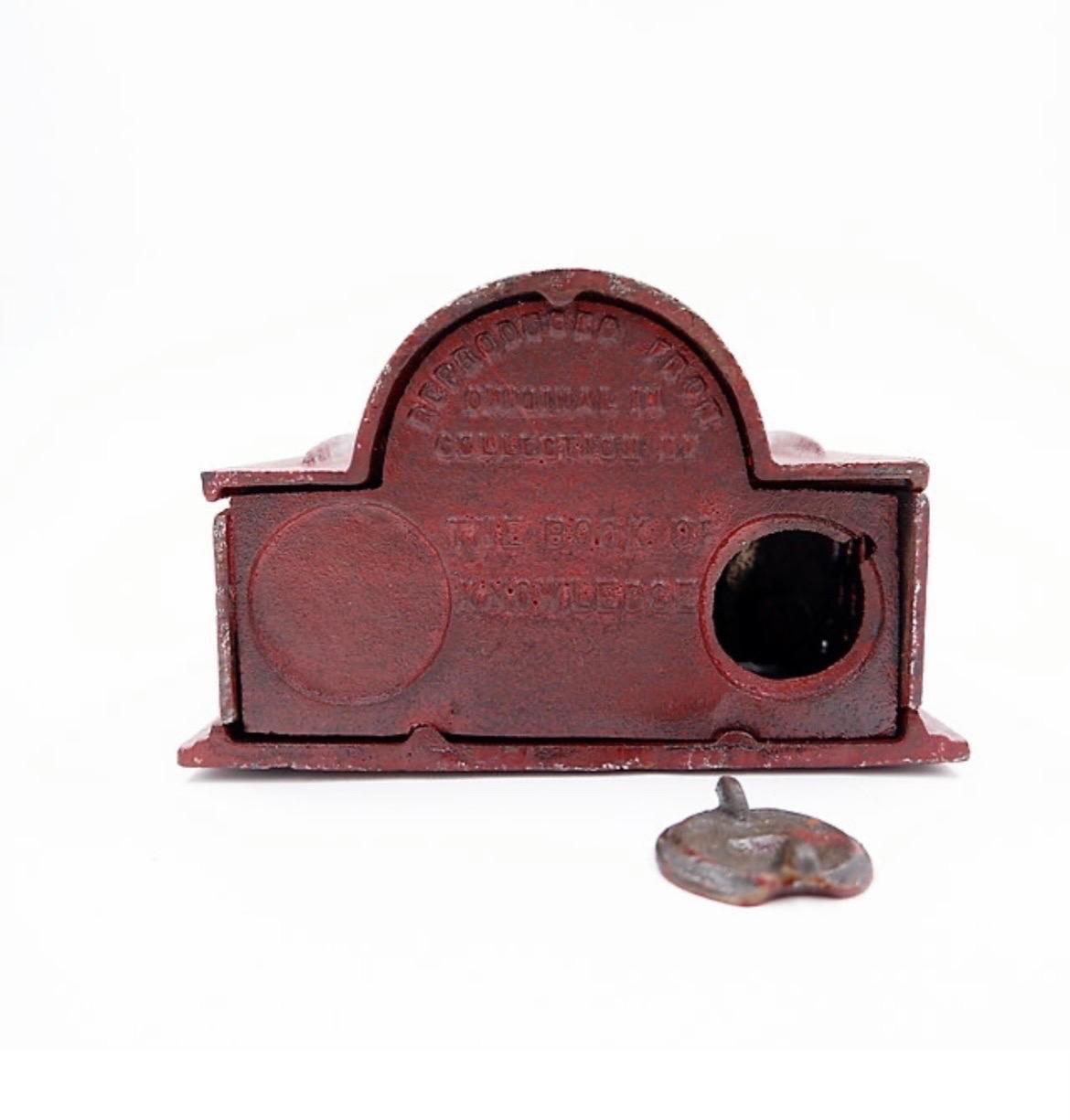 Cast Iron Book of Knowledge Mechanical Bank 