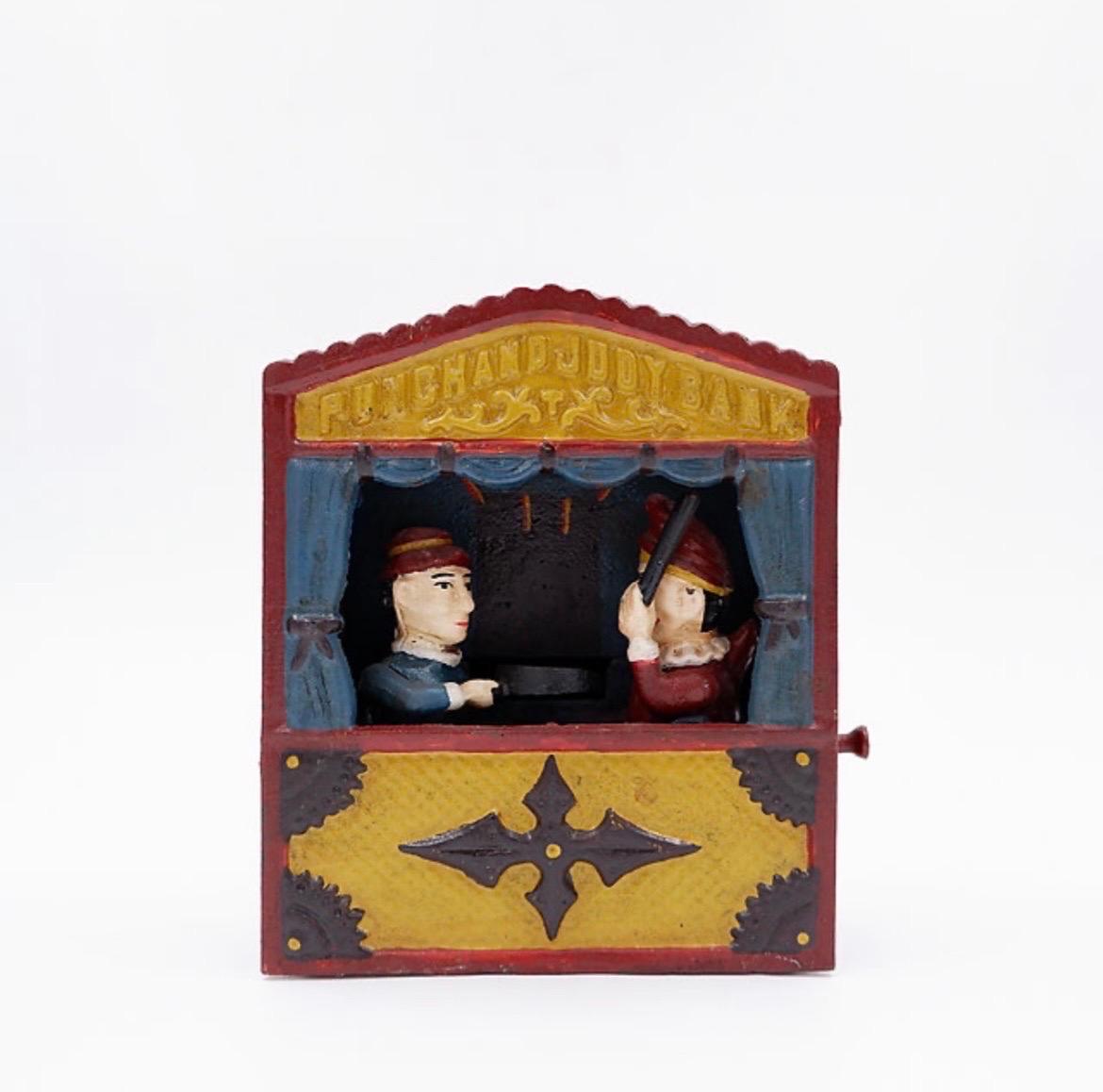 Cast Iron Book of Knowledge Mechanical Bank 