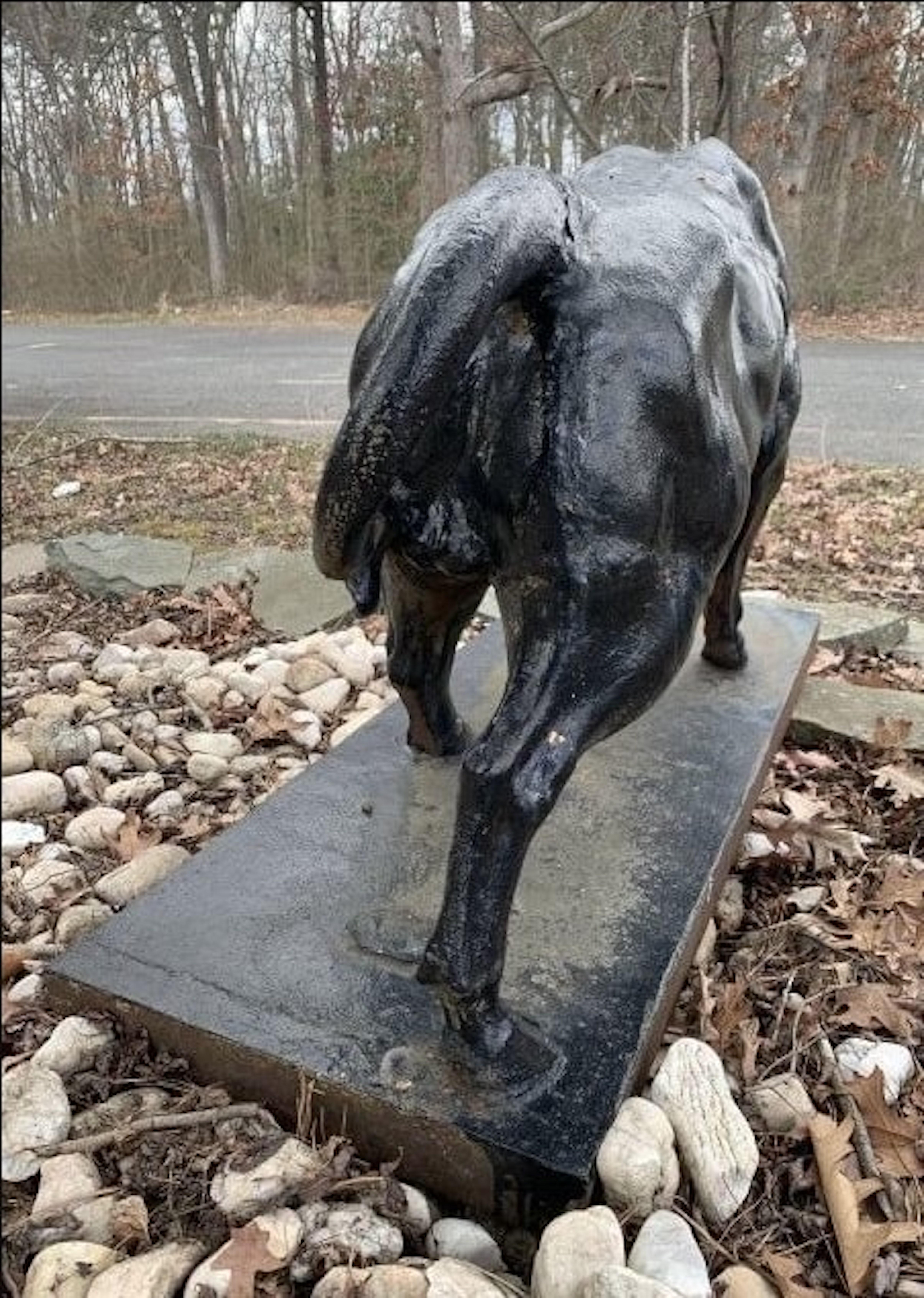 Cast Iron Bull Statue For Sale 1