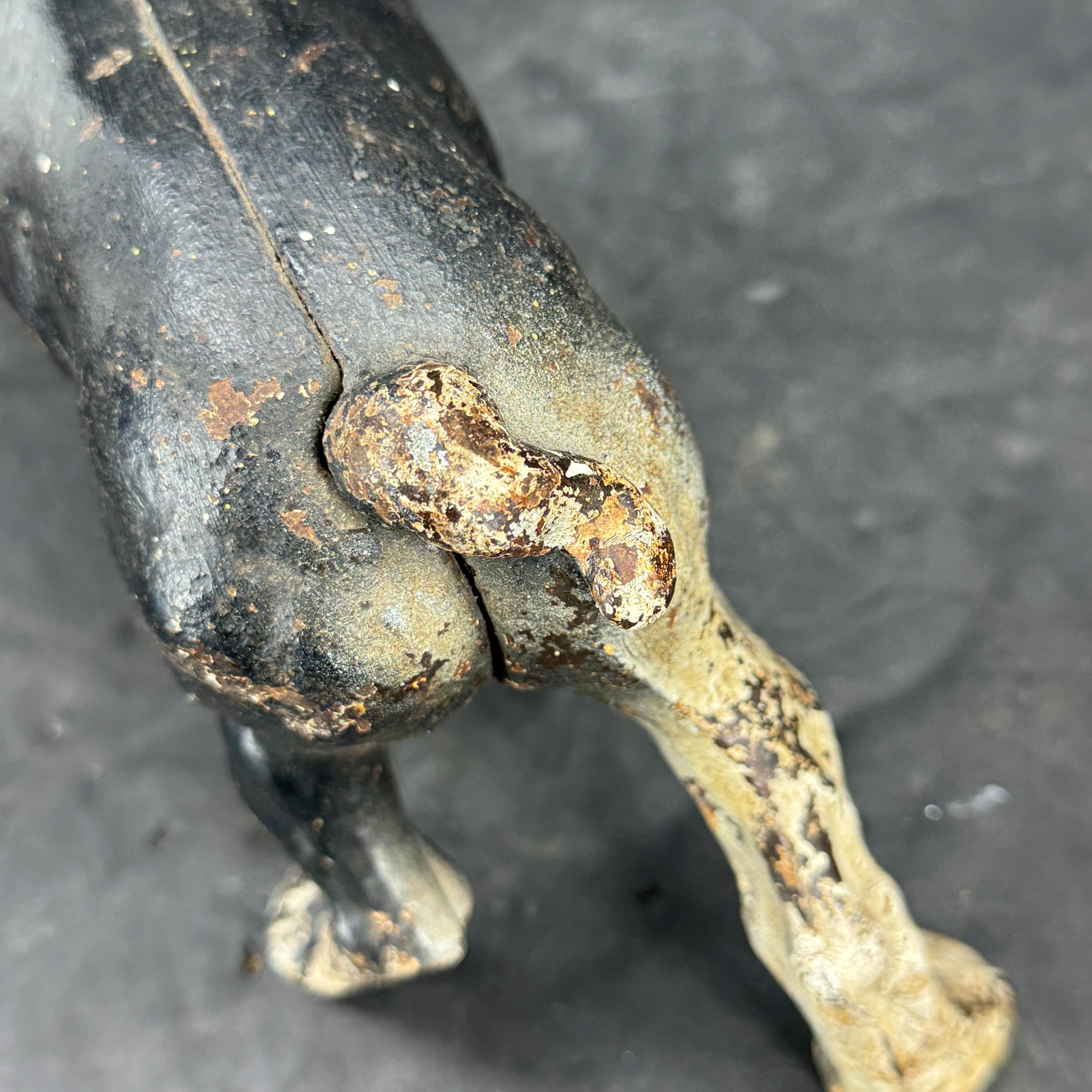 Estatua de hierro fundido Bulldog Dog Door Stopper Hierro
