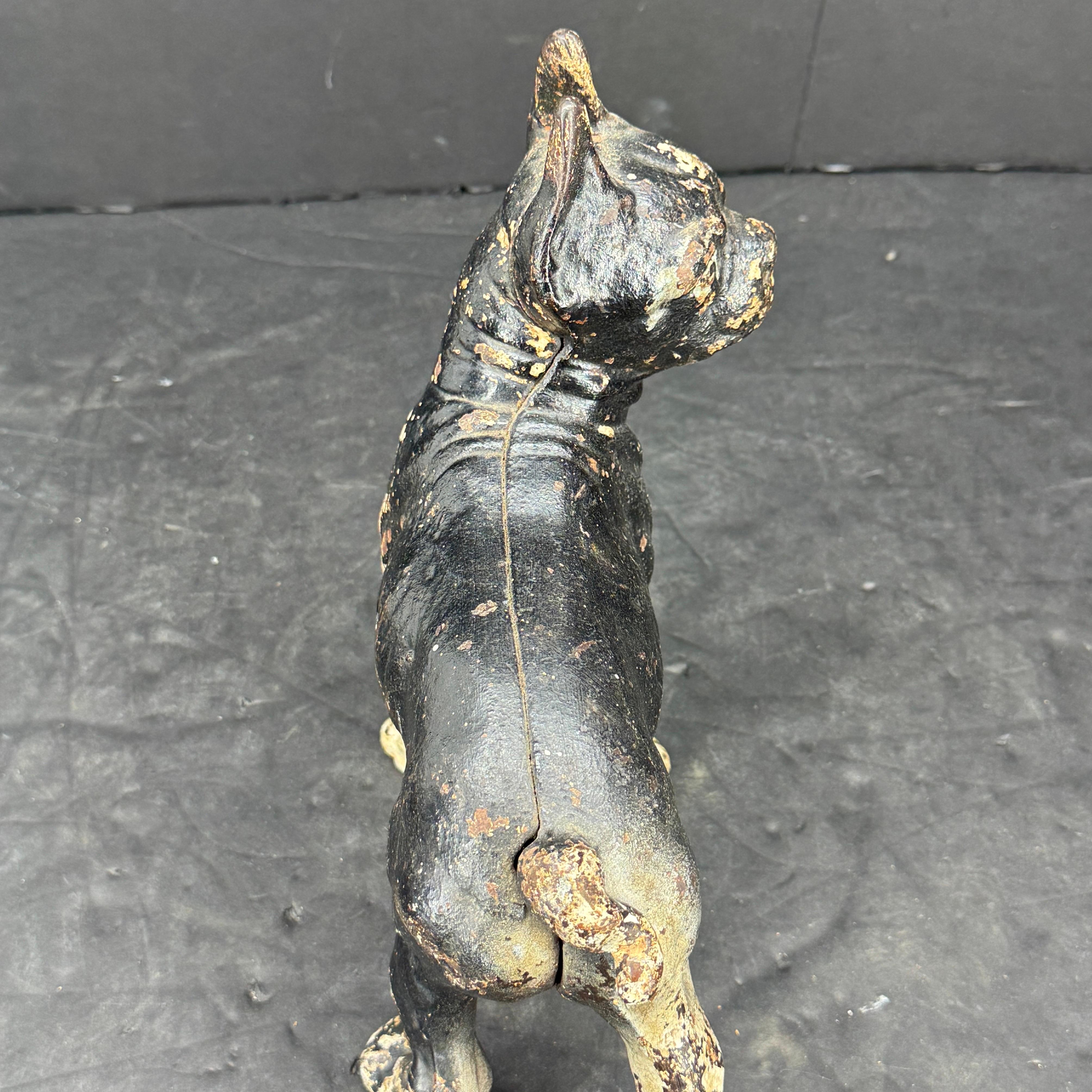 Estatua de hierro fundido Bulldog Dog Door Stopper 1