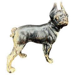 Cast Iron Bulldogge-Hunde-Türstopper-Statue aus Gusseisen