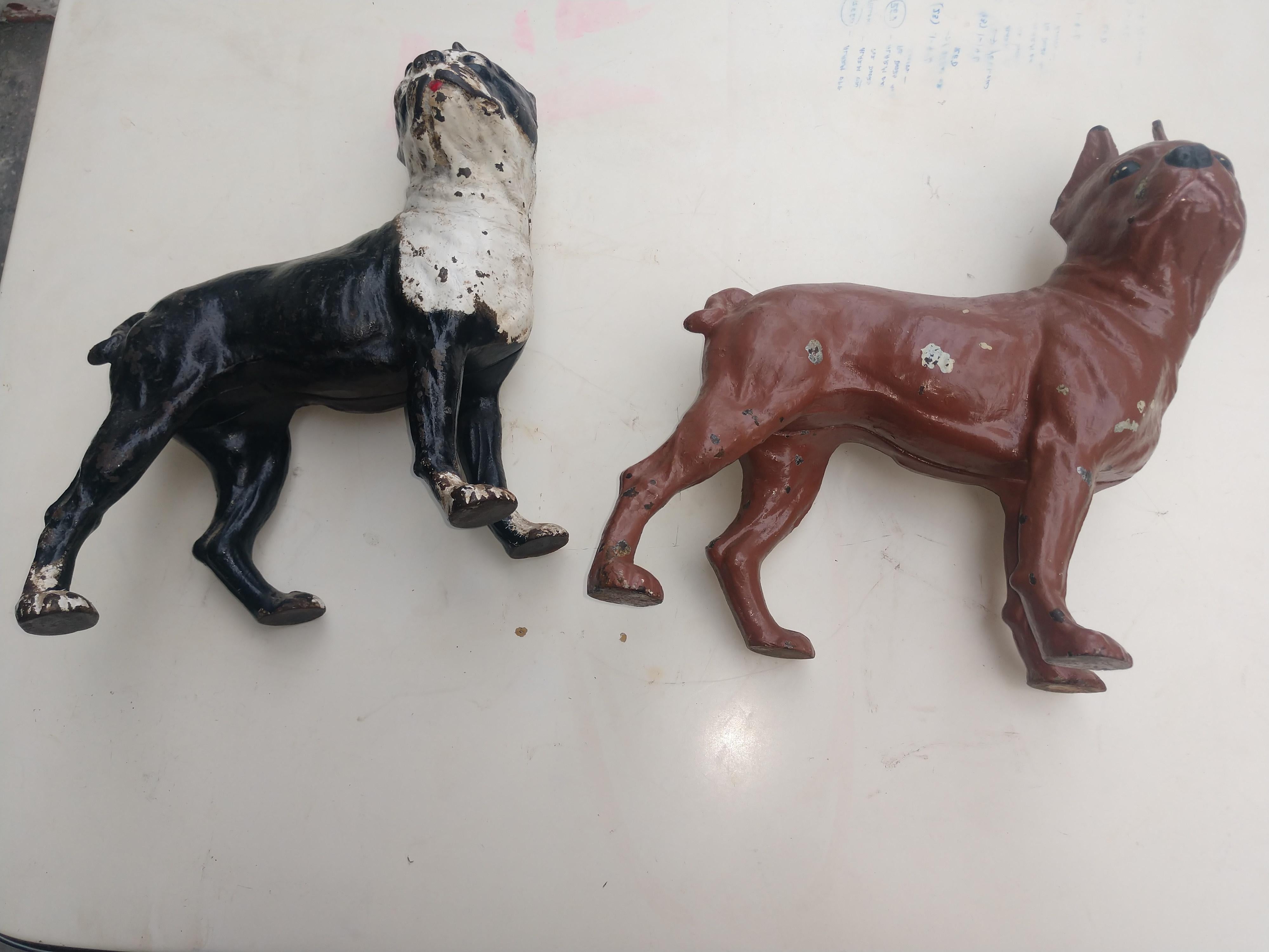 Cast Iron Boston Terrier Doorstop C1948 For Sale 1