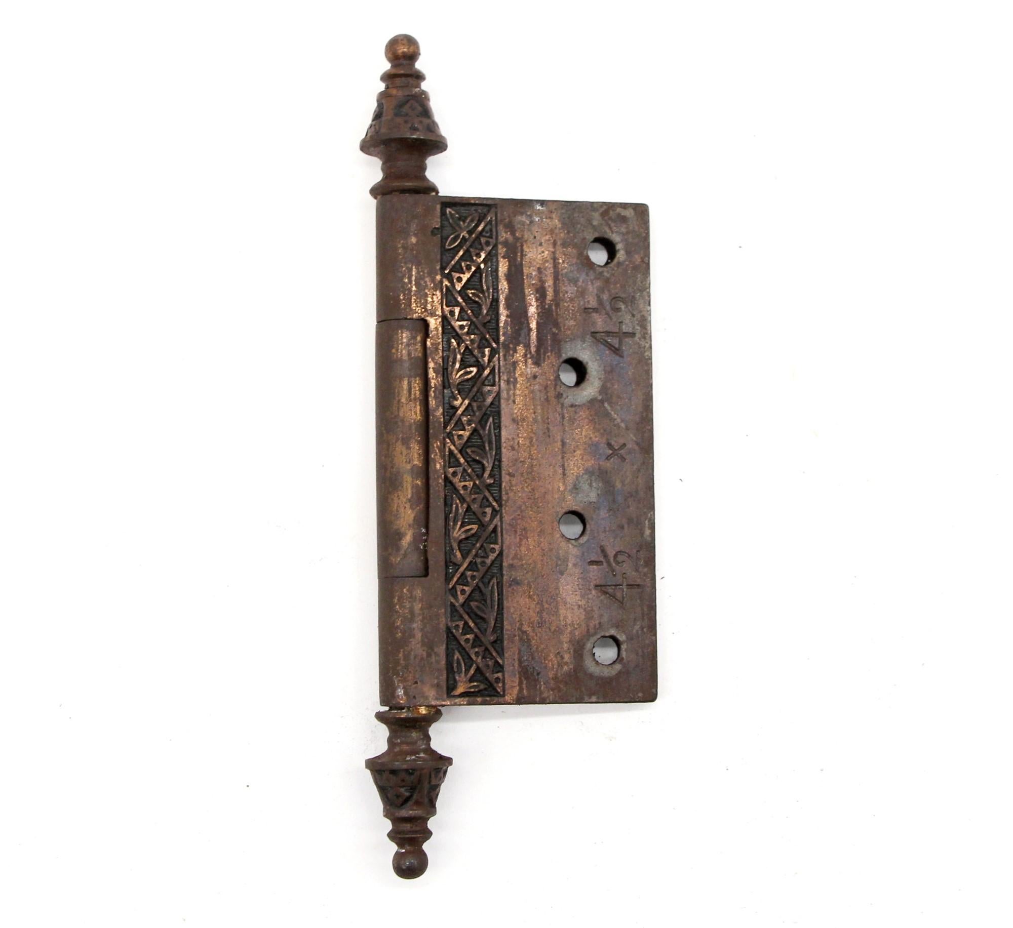 Aesthetic Movement Cast Iron Butt Door Hinge Aesthetic Style Qty Available For Sale