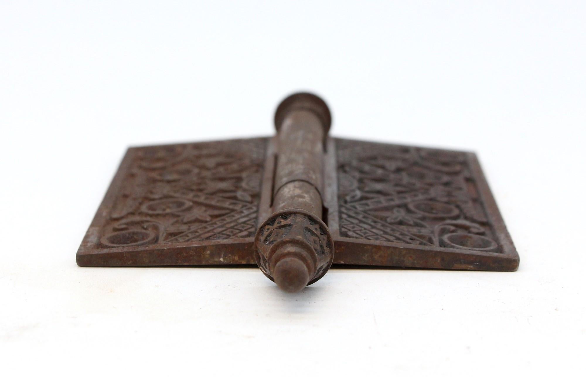 American Cast Iron Butt Door Hinge Aesthetic Style Qty Available For Sale